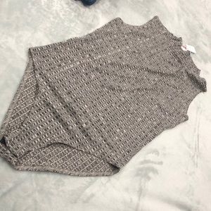 Gray bodysuit